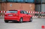 Audi S3 Sportback on Vossen Wheels (CV7) 2016 года